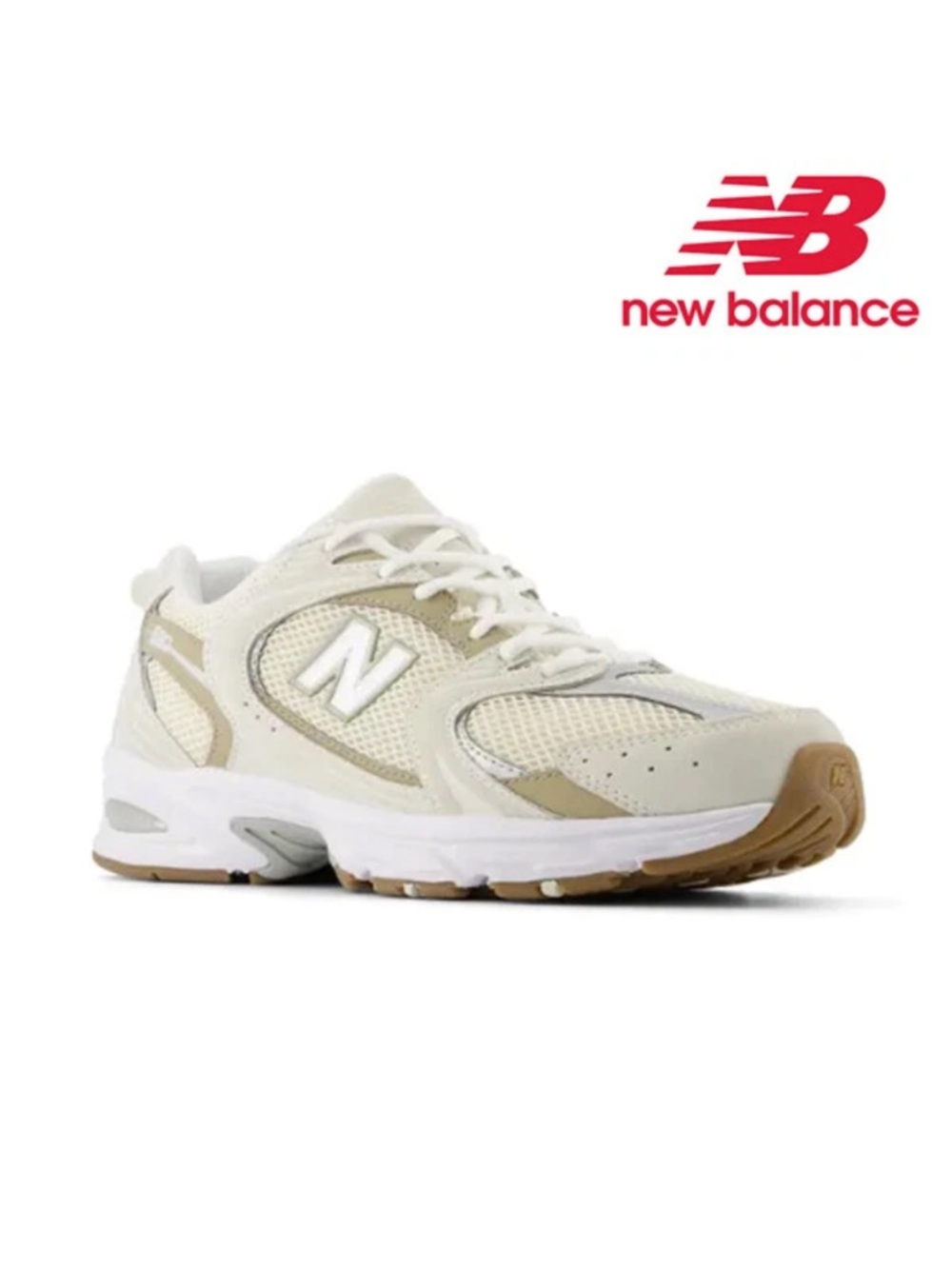 New Balance Beige and White 530- Running Sneakers - Picture 10 of 10